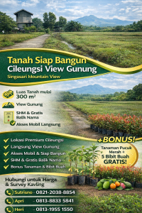 Jual Tanah Siap Bangun Cileungsi View Gunung – Singasari Mountain View SHM